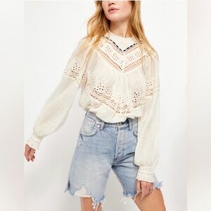 Free People Abigail Victorian Top